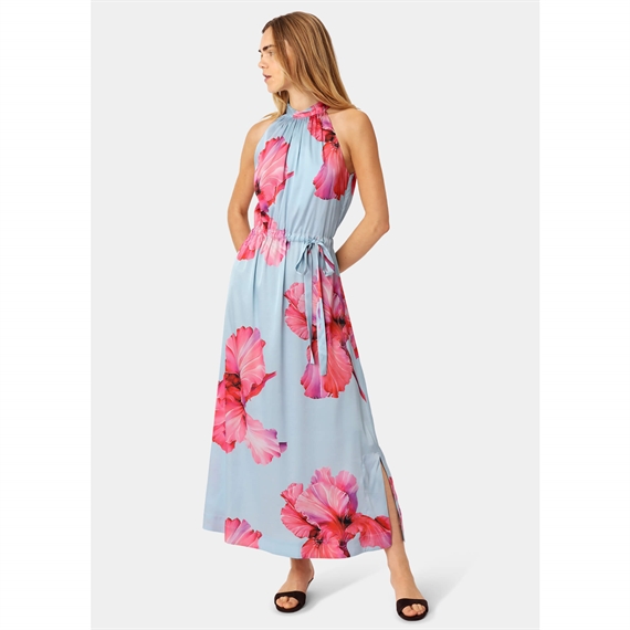 Karmamia Layla Maxi Kjole, Fuchsia Flower